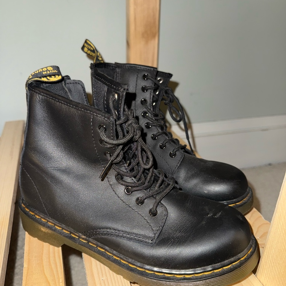 Dr. Martens Black Combat Boots